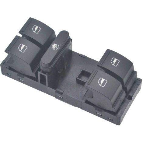 Interrupteur Commande Leve Vitre Bouton électrique pour Fenêtre 1K4959857B pour Jetta Golf Polo Passat Caddy T-iguan Touran