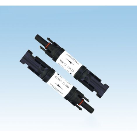 Connecteur M-C-4 avec Diode, 30A DC1000V Diode Parallèle Connecteur de Panneau Solaire M-C-4 Mâle/Femelle PV Solar Énergie Adaptateur de câble Solaire photovoltaïque Adpater (2pc)