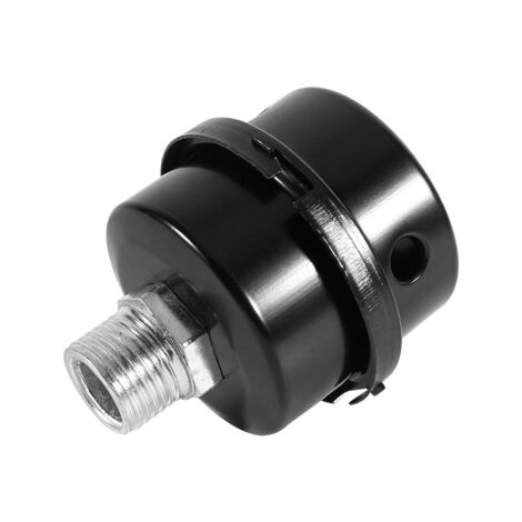 Filtre silencieux à air comprimé, filtre à air en métal Filtre d'aspiration silencieux silencieux 20 mm (1/2 PT 20 mm),Filtre Silencieux pour Compresseur d'Air (1/2" Filetage 20mm)