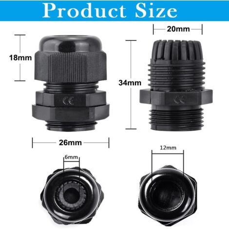 PRESSE-ÉTOUPE IP68 PG-11 (5.0 - 10.0mm