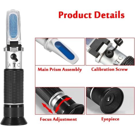Réfractomètre Numérique Au Miel, Réfractomètre Au Miel De Poche Portable De Haute Precision Economie Denergie Pour La Teneur En Sucre Des Outils Dabeille Baume Eaua 88894531