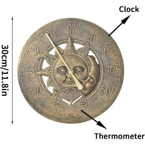 Thermomètre Noël Vintage Import USA – Déco Country, Style Biker Ou Christmas