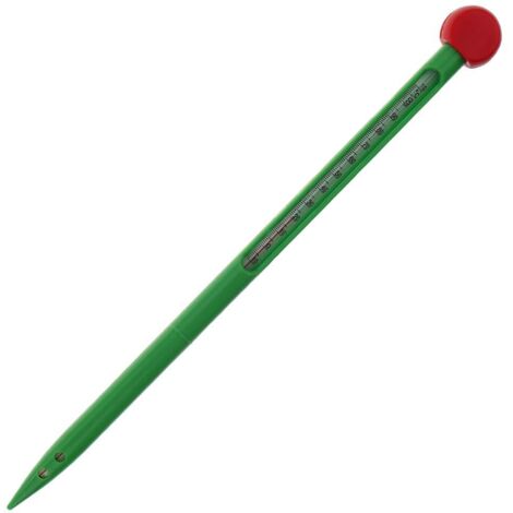 Thermomètre de sol de jardin 320 mm – Surveillez la température du sol avant le semis et la plantation avec cette sonde de température utile pour le compost.