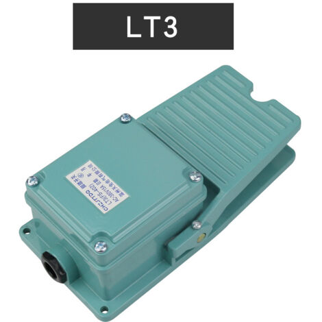 Interrupteur à pédale, interrupteur de table de routeur à pédale électrique momentané Interrupteur de sécurité pour outil électrique en aluminium antidérapant pour collecteur de poussière de perceuse