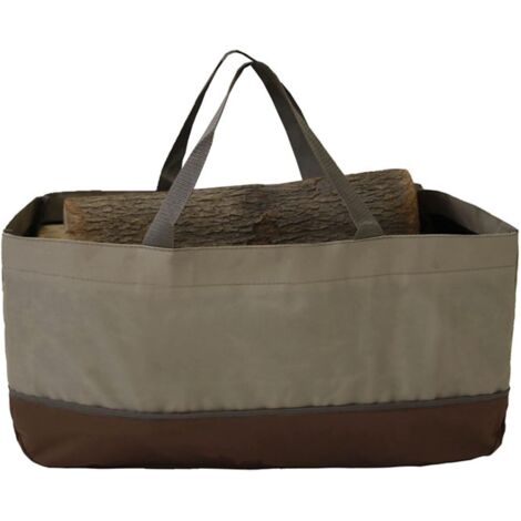Porte-bûches et Sac fourre-Tout de qualité supérieure paniers de Stockage de bûches Robuste et Extra Large Idéal pour cheminées poêles à Bois Bois à brûler Camping Plage 600D Oxford (1/5)