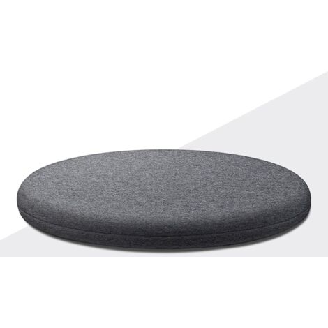 Tinor – Galette de chaise 40 x 40 cm – Tissu coton tricoté – Mousse mémoire à rebond lent – Confortable et respirant