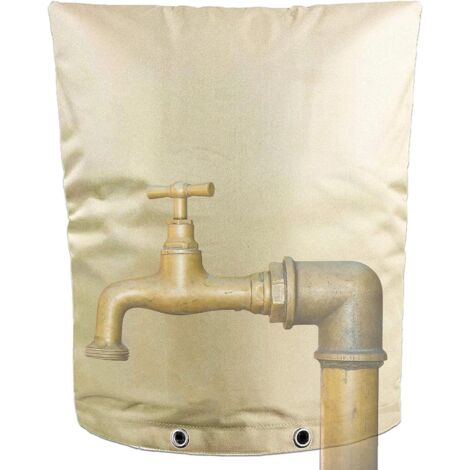 Couvercle de Robinet extérieur pour l'hiver Housse de Protection pour Robinet de Jardin avec clapet Anti-Retour Couverture de Robinet étanche d'isolation pour la Protection Contre Le Gel(4352cm) (1/5)