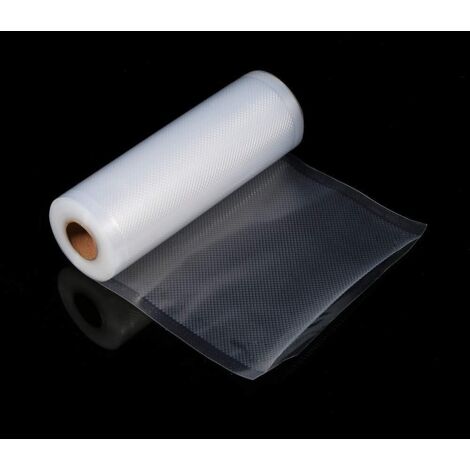 Sac sous Vide Alimentaire Sac sous Vide Alimentaire Sac sous Vide pour la Conception de rainure de Stockage des Aliments(15cmx500cm)