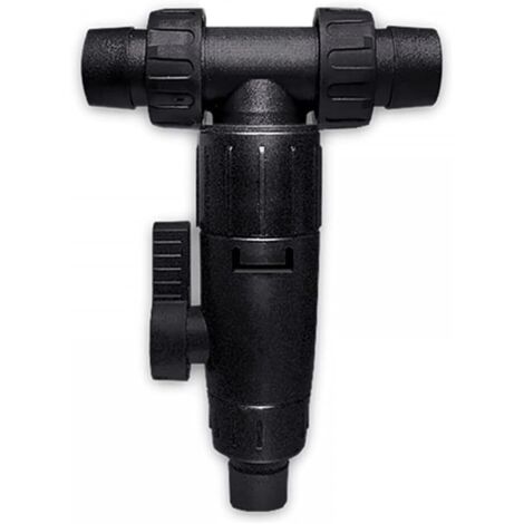 Vanne de changement d'eau d'aquarium pour intérieur de 16 mm et un diamètre extérieur de 22 mm, 3 voies Connecteur de tuyau de valve de contrôle du débit d'eau pour aquariums et réservoirs de poissons