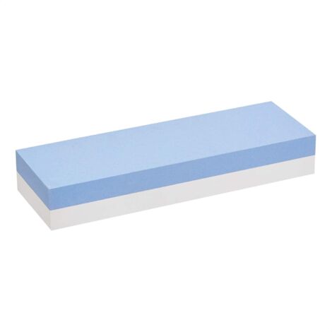 Nuzamas Premium couteau Pierre à aiguiser 2 Côté Pierre à aiguiser grain 1000/6000 Kitchen-knife Aiguiseur Pierre à base antidérapante et angle Guide inclus