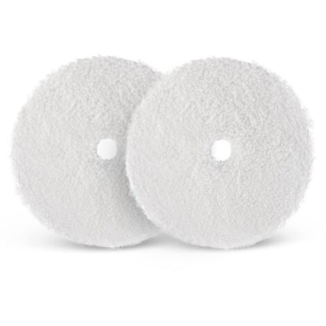 Éponge de polissage en microfibre, 2Pièces 150mm Tampons Microfibres disques de Finition en Microfibre Pour Polisseuse Voiture, Machine à polir Polisseuse Orbitale Polisseuse Excentrique
