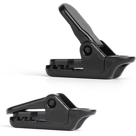 30 Pcs de clips de tente, clips de bâche, petits clips de support de bâche de type clip, clips d'auvent coupe-vent, clips d'auvent de camping, pinces crocodiles en plastique d'extérieur (1/5)