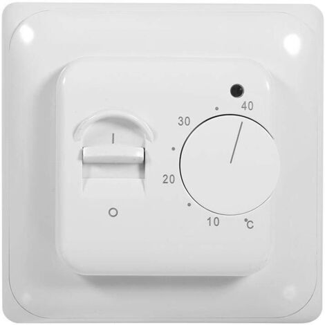 Thermostat de chauffage au sol, Thermostat de chauffage manuel mécanique de pièce 220V, climatisation, commutateur de commande de température, sécurité, économie d'énergie et confort