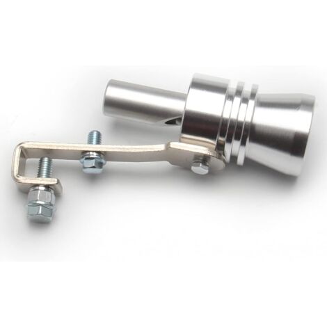 D'échappement Sifflet,Turbo Simulateur,Silencieux Universel Voiture,Sifflet en Aluminium ,Turbo Sound Simulateur, universel 'Turbo' ,pour Tuyau Déchappement de Voiture,pour diamètre 56-85mm