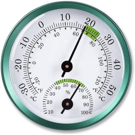 Haute précision hygromètre thermomètre station météorologique Mini température humidité compteur moniteur moniteur salle de cadran intérieur température humidité jauge intérieur extérieur (1/5)