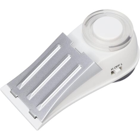 Alarme D'arrêt de Porte, Alarme D'arrêt de Porte de Cale de Butée de Porte Portable 125 DB, Idéale pour Les Arrêts de Porte de Sécurité à la Maison D'hôtel de Voyage (1/5)