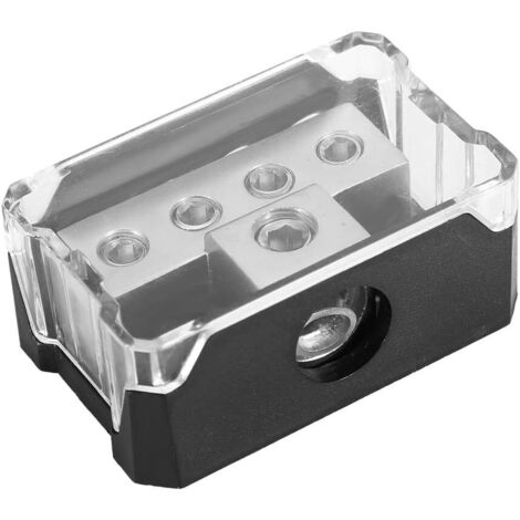 Bloc De Distribution Alimentation Voiture 1x1GA Vers 2x4GA - Répartiteur Avec Fusible