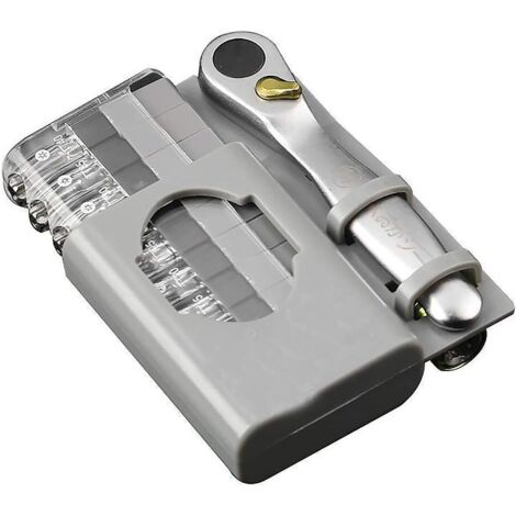 Lot de 12 Micro Clé à cliquet Set de tournevis avec poignée réversible et adaptateur pour montage de meubles et réparation automatique (FO-9212C) (1/5)