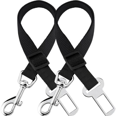 2 et sécurisé réglable pour Chien et Chat Ceintures de sécurité (49.8 cm à 80 cm) par