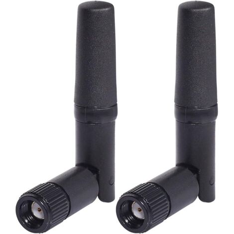 Petite Antenne WiFi 2 Pièces Double Bande 2,4 GHz 5,8 GHz RP SMA Antenne pour PC Ordinateur de Bureau Carte PCIe Routeur WLAN Caméra de Recul sans Fil (1/5)