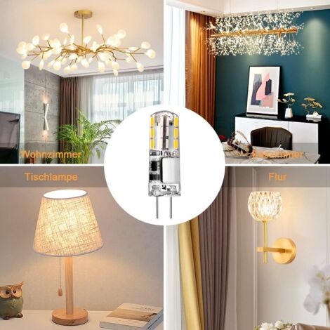 Ampoule LED G4 1.5W - Équivalent 20W Halogène - Blanc Chaud 3000K - 12V AC/DC - Sans Scintillement