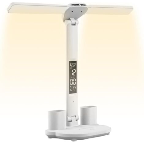 Lampe de Bureau Multifonctionnelle Lampes de bureau réglables pour bureau à domicile - Fournitures d'éclairage polyvalentes avec 3 modes de luminosité pour le bureau, la maison, la chambre
