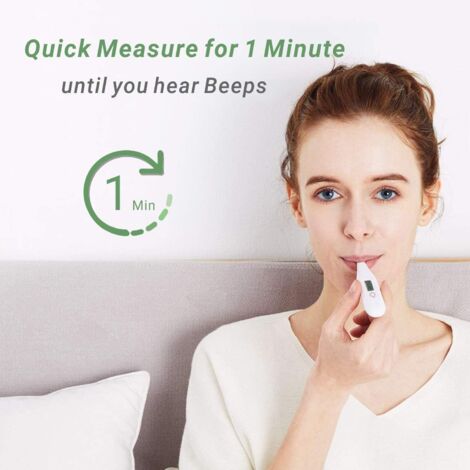 Thermomètre Digital LCD Pour Bébé, Enfant Et Adulte – Neuf – Usage Rectal, Buccal, Axillaire