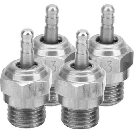 Bougie d'allumage de tête de feu N3 N4, pièce d'accessoire de voiture de RC de bougie d'allumage de tête de feu N3 N4 adaptée au moteur au méthanol de Redcat HSP (1/5)