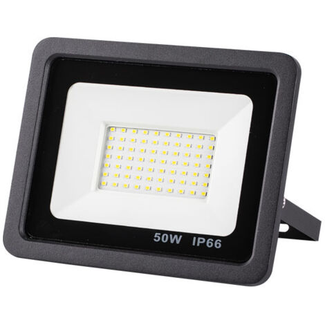 Memkey – Projecteur LED 50W 5000LM blanc froid 6500K – Indice IP66 étanche – Angle de faisceau 120° pour éclairage extérieur – Support réglable
