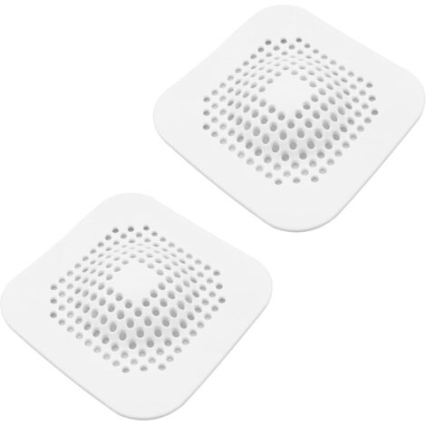 Aougo – Filtre à cheveux en silicone pour baignoire et évier – 4 ventouses – Drainage efficace – Facile à nettoyer et réutilisable