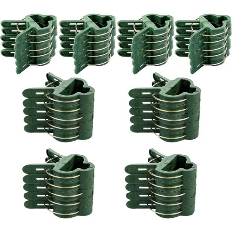 Jardin pour Tomates,40 PCS Pinces pour Plantes Plantes Grimpantes Support de Plantes Grimpantes Réutilisables pour Jardinage en Serre Végétaux Grimpants et Pinces à tiges d'orchidées (1/5)