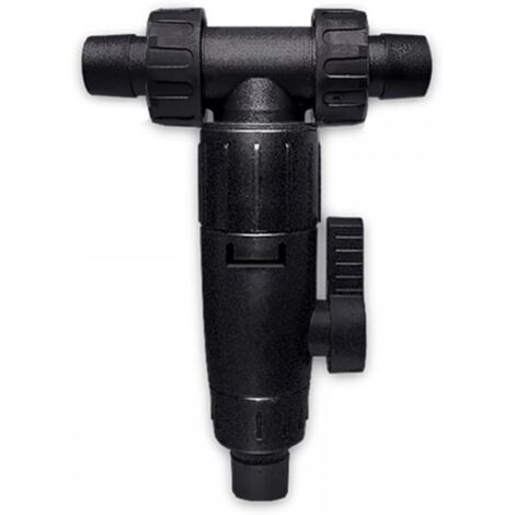 Vanne de changement d'eau d'aquarium pour intérieur de 12 mm et un diamètre extérieur de 16 mm, 3 voies Connecteur de tuyau de valve de contrôle du débit d'eau pour aquariums et réservoirs de poissons (1/5)