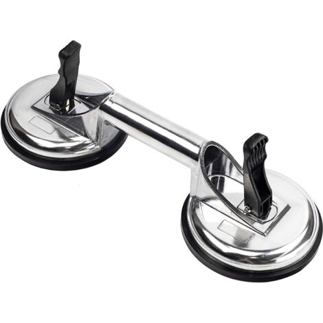 Ventouses Lifter,Lourd Devoir Aluminium Vide Poignées Assiette Ventouse pour En Mouvement Grand Verre/Sol Écart Fixateur/Bosse Extracteur/Tuile,Tampon Levage (1/5)