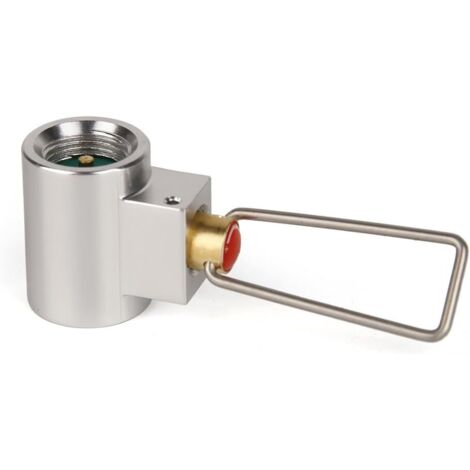 Vanne Supplémentaire - Réservoir Recharge Shifter Réservoir de gaz Plat Adaptateur de sélecteur de gaz Adaptateur de Valve supplémentaire Cartouche Convertisseur de gaz de Camp (1/5)