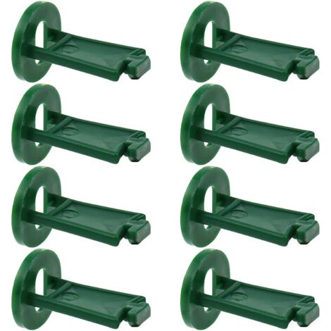 Pinces Torsadées pour Serre Crochet pour Serre Ensemble de Pinces à Suspendre pour Fleurs Végétales pour Kit de Fixation de Pièces de Jardin Gadgets pour Serre Outil de Suspension pour Serre - 50pcs (1/5)
