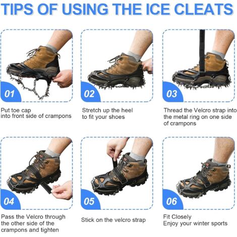 Crampons Voroar Glace/neige Taille M - Pour Chaussures Et Bottes De Randonnée - NEUF