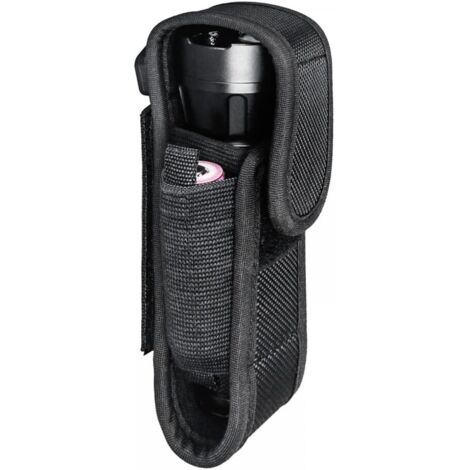 Pochette Lampe Poche, Pochette Ceinture Lampe Poche Verticale en Nylon pour Étui Lampe Poche Tactique pour Ceinture Sécurité Militaire Police (1/5)