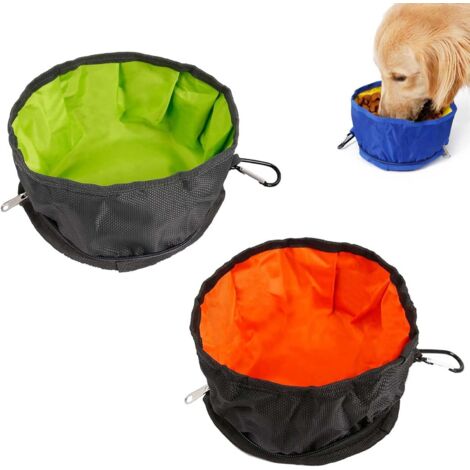 Gamelles Pliables pour Chiens Bol de Voyage Portable pour Chien et Chat Grands Bol de Voyage Léger Bol pour Chien étanche Bol d'alimentation en Tissu Oxford Bol Pliable pour Animaux de Compagnie