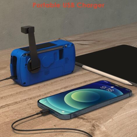 Radio Portable FM/AM Manhegari - Alimentation Piles AA, Design Rétro, Pour Maison, Camping, Voyage