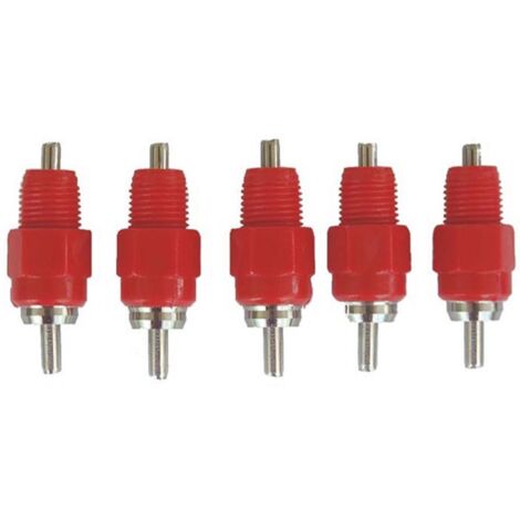 5 Pcs Eau Tetine Poulet Alimentateur Fournitures de Volaille Poule Vis dans le style