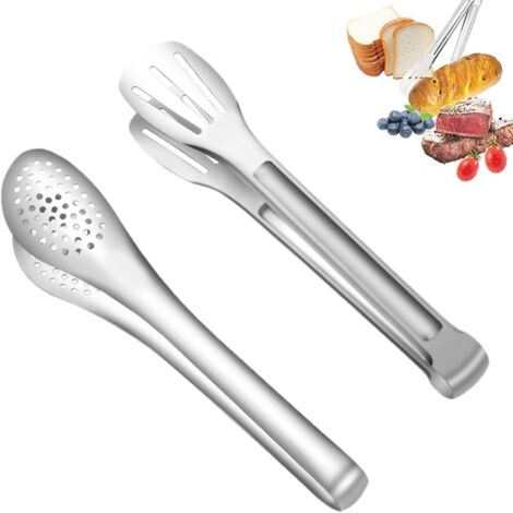 Pack De 6 Pinces De Cuisine Inox Pour Gril Et Barbecue - Différentes Tailles, Magnétiques Et élégantes
