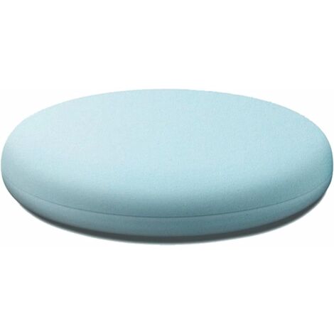 Aougo – Galette de chaise ronde 35 cm – Coussin déhoussable et lavable en mousse à mémoire de forme – Revêtement coton tricoté respirant – Confort optimal