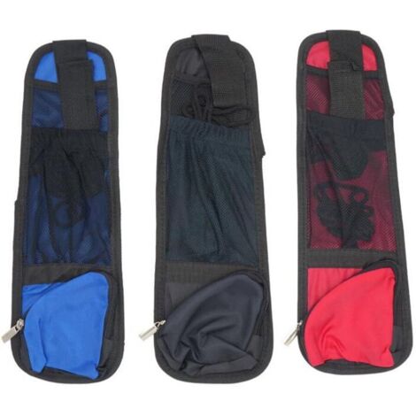 Voiture à suspendre Sac de rangement organiseur de voiture auto véhicule Siège côté Sac de rangement Poche Sundries support en nylon 3712 cm(3Pcs)