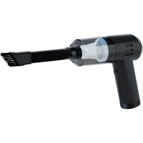 Aspirateur Voiture - Aspirateur à Main sans Fil - USB Voiture Rechargeable Aspirateur Portable - Aspiration Puissante Aspirateur pour Maison,Table, Bureau - Noir (1/5)