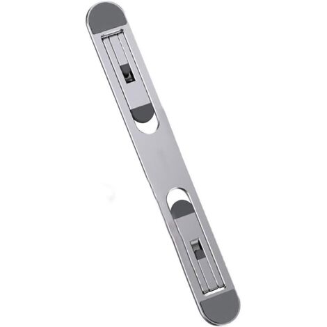 Élévateur pour ordinateur portable - Support pliable pour ordinateur portable - Hauteur réglable - Dissipation de la chaleur invisible - Pieds antidérapants - Ergonomique (1/5)