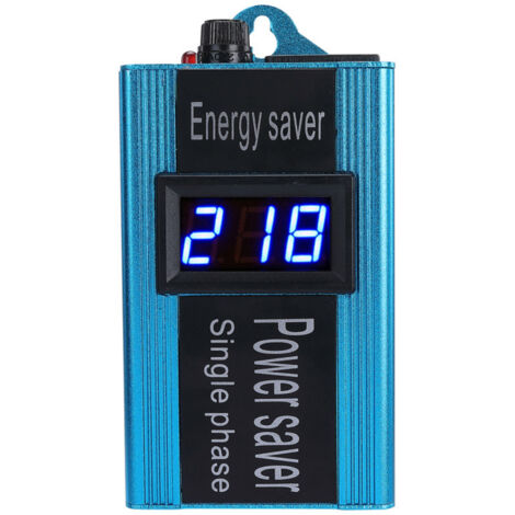 Dispositifs D'éConomie D'éNergie Intelligents D'éConomiseur D'éNergie BoîTe D'éConomie D'éLectricité D'éConomiseur de Facteur de Puissance Intelligent 100KW Bleu Prise EuropéEnne (1/5)