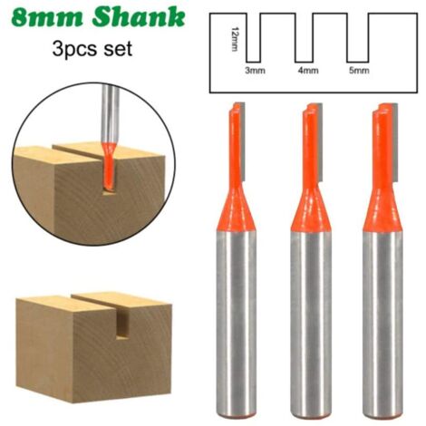 Baorder Set 4 Fraises Affleurantes Routeur 6 Mm – Top Bearing Flush Trim Bits 1/4"-5/16"-3/8"-1/2" – Outils Travail Bois Précis Pour Défonceuse
