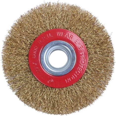 Wire wheel machine with flat wire brush for derusting steel wire wheel and metal brush wheel for polishing bench grinder