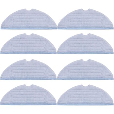 Lot de 8 lingettes de rechange pour Roborock S7 T7S T7S puls G10 accessoires, microfibre douce, lavable et réutilisable (1/5)