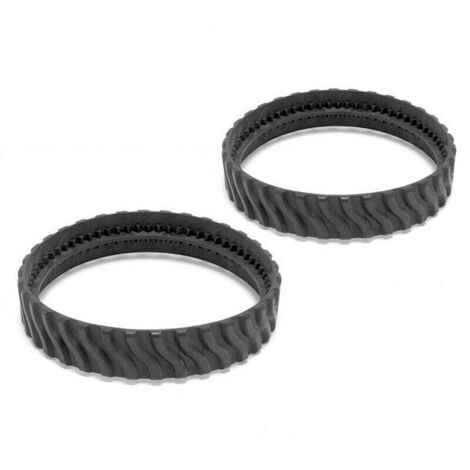 Pistes Pneus 2 pcs Accueil Pratique Accessoires Natation Piscine Remplacement Remplacement Rapide Connexion en Caoutchouc Outil Facile Installer UE Pneu pour Zodiac MX8 MX6